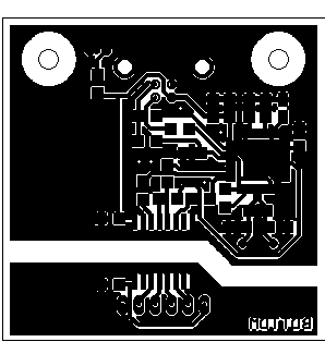 PCB from a bottom