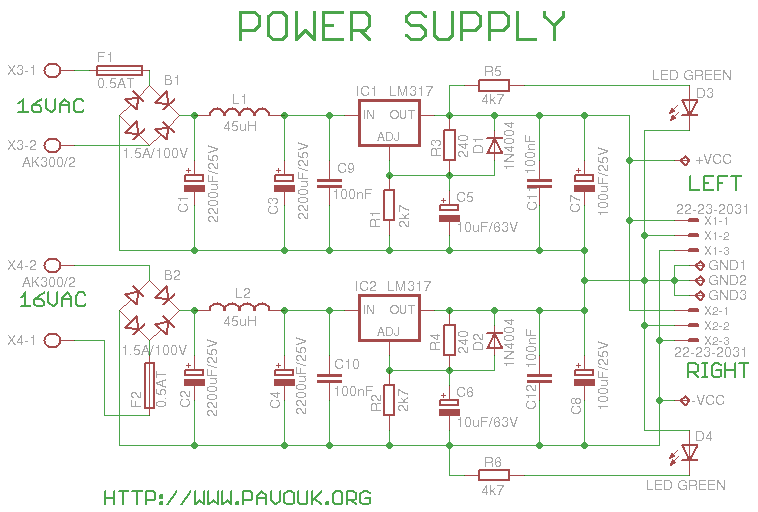 Supply schematics