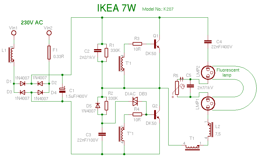 Schema IKEA 7W