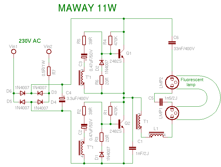 Schema Maway 11W