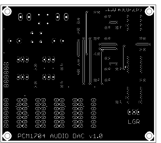 Top side of board version 1.0