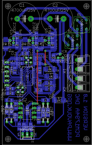 Component view of DAC with PCM1794A